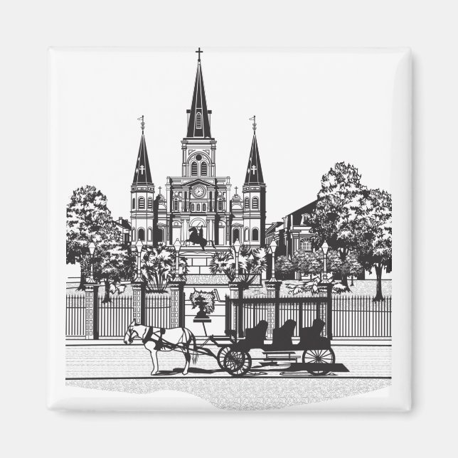 Íman Nova Orleans, Louisiana (Frente)