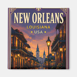 Íman 🎷 Nova Orleans Louisiana Bairro Francês