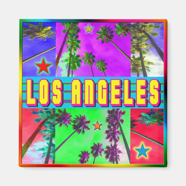 Íman Nova vida: Magnet de Los Angeles (Frente)