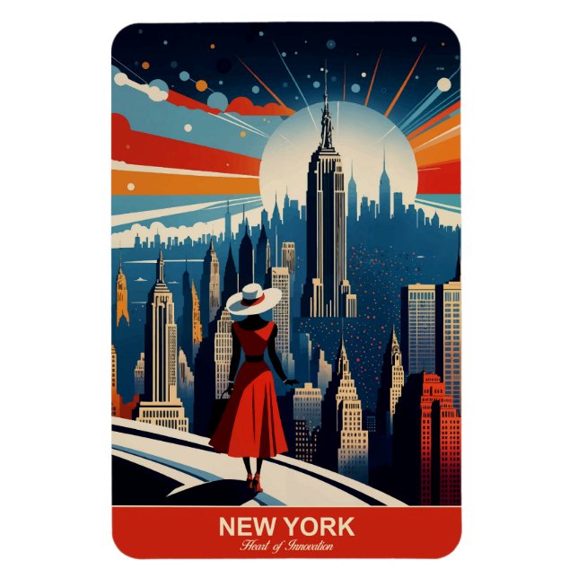 Íman Nova York: Coração da Inovação Flexível (Vertical)