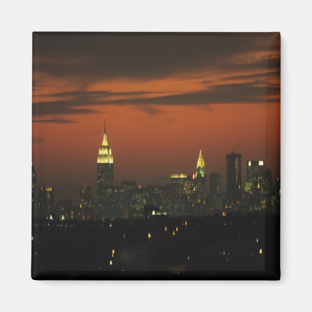 Íman Nova York, EUA. Horizonte de Manhattan 2 (Frente)