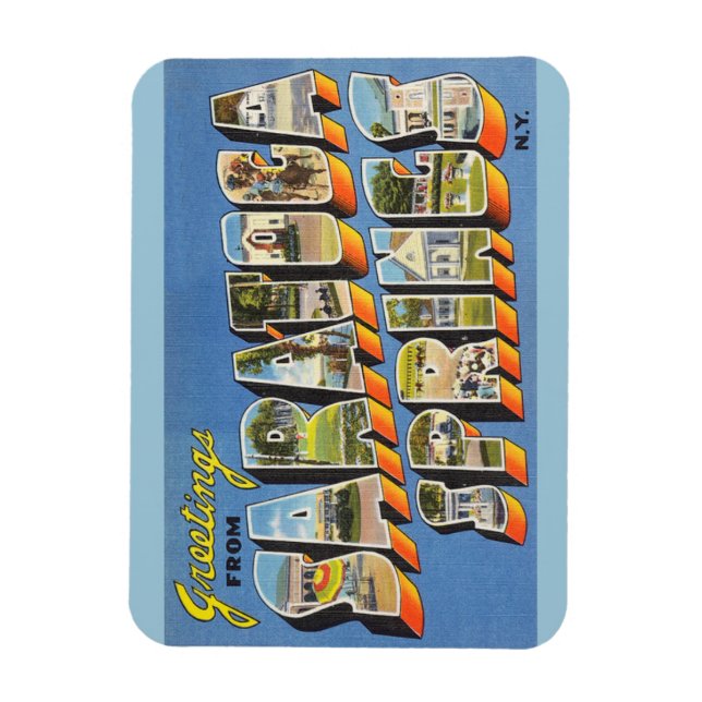 Íman Nova York, Saratoga Primavera Magnet (Vertical)