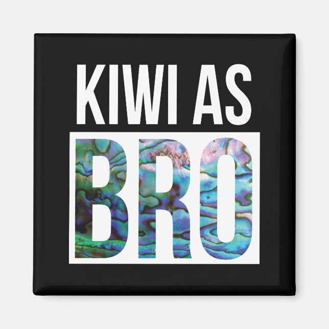 ÍMAN NOVA ZEALAND KIWI COMO BRO PAUA (Frente)