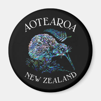 ÍMAN NOVA ZEALAND KIWI E FERN PAUA