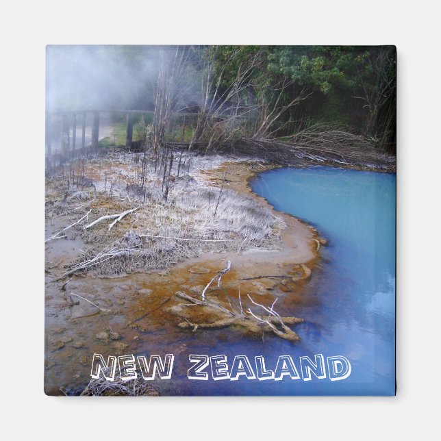 Íman Nova Zelândia, Cores da Natureza (Imã de geladeira (Frente)