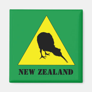 Íman Nova Zelândia, Kiwi Bird & No Flying Zone /Aotear