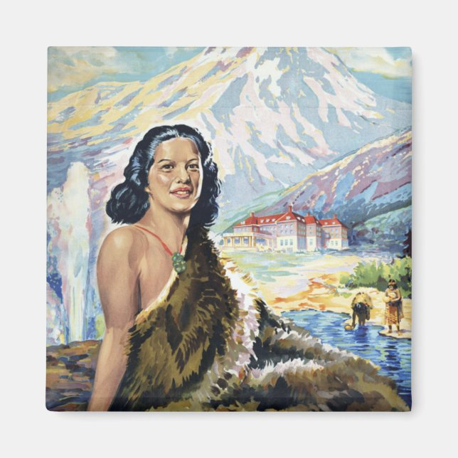 Íman Nova Zelândia: Terra Maravilha do Pacífico (Frente)