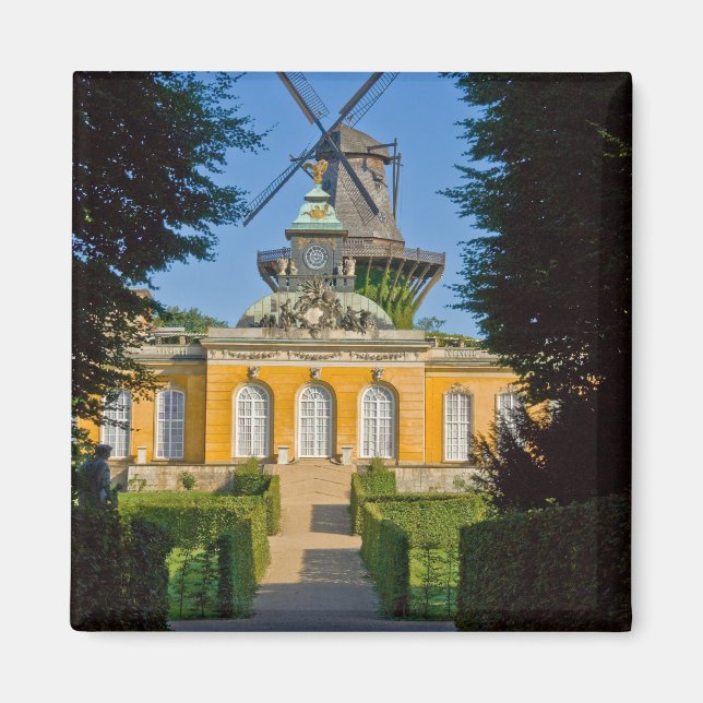 Íman Novas câmaras e moinho de vento (Frente)