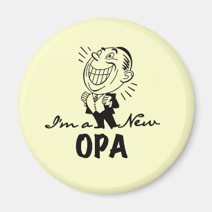 Íman Novas camisetas e presentes de avô sorridentes