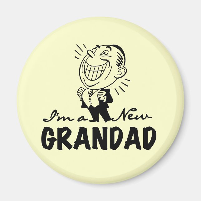 Íman Novas camisetas e presentes sorridentes (Frente)