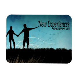 Íman "Novas experiências" Afirmação de Motivação Flexív