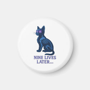 Íman Nove Vidas Depois – Camiseta de Gato Engraçado