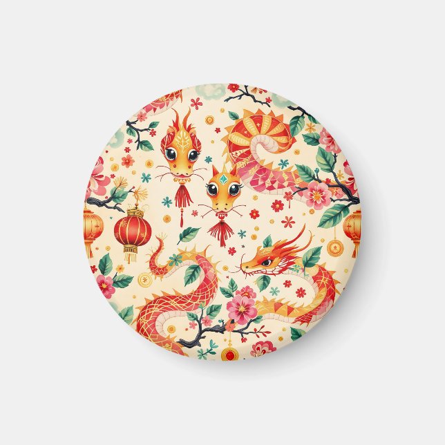 Íman Novo ano do Serpent Dreams Chiness (Frente)