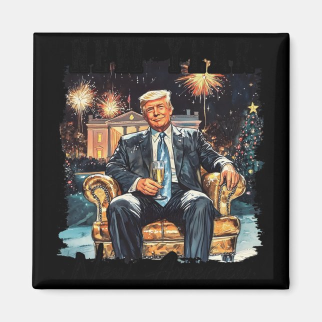 Íman Novo Ano Trump 2025 2 (Frente)