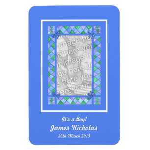 Íman Novo Baby Boy anunciando o ímã flexível