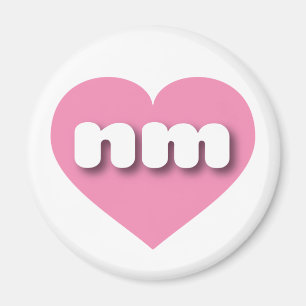 Íman Novo Coração Rosa do México - amor