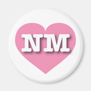 Íman Novo Coração Rosa do México - Grande Amor