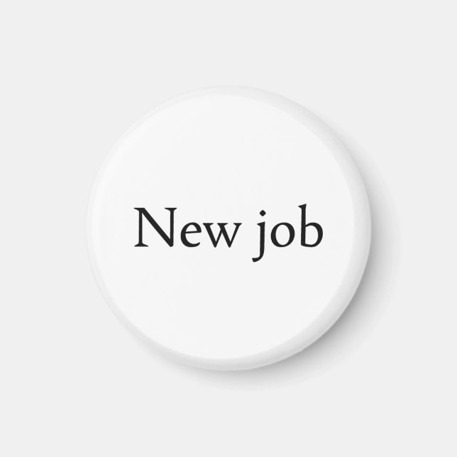 Íman Novo emprego (Frente)