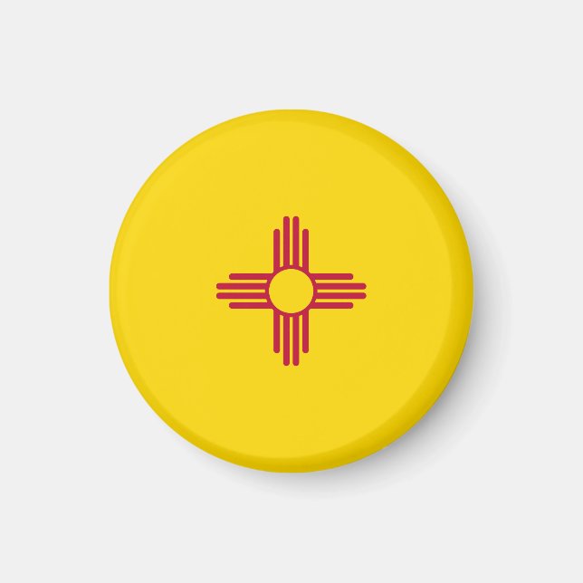 Íman Novo Estado do México Bandeira EUA (Frente)