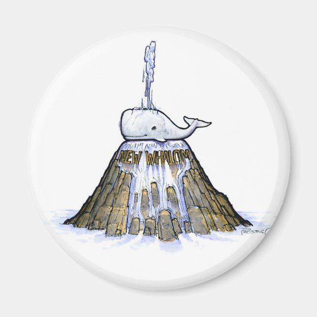 Íman Novo ímã de fonte Whalom (Frente)