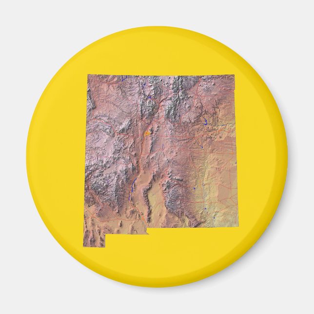 Íman Novo Magneta de Mapa do México (Frente)