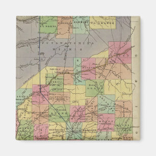 Íman Novo Mapa De Indiana