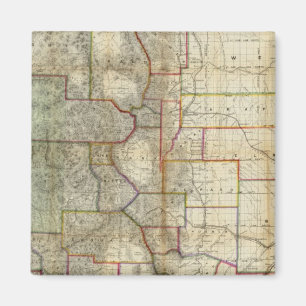 Íman Novo Mapa de Thayer do Estado do Colorado