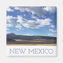 Novo México Brilhante Céu Azul Sobre o Magnet das 