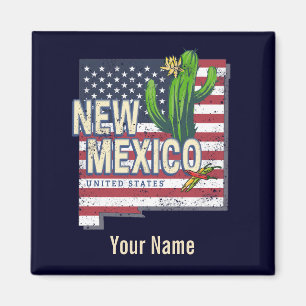 Íman Novo México Estados Unidos Mapa Vintage EUA