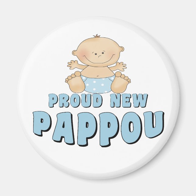 Íman NOVO Pappou Orgulhoso (Frente)