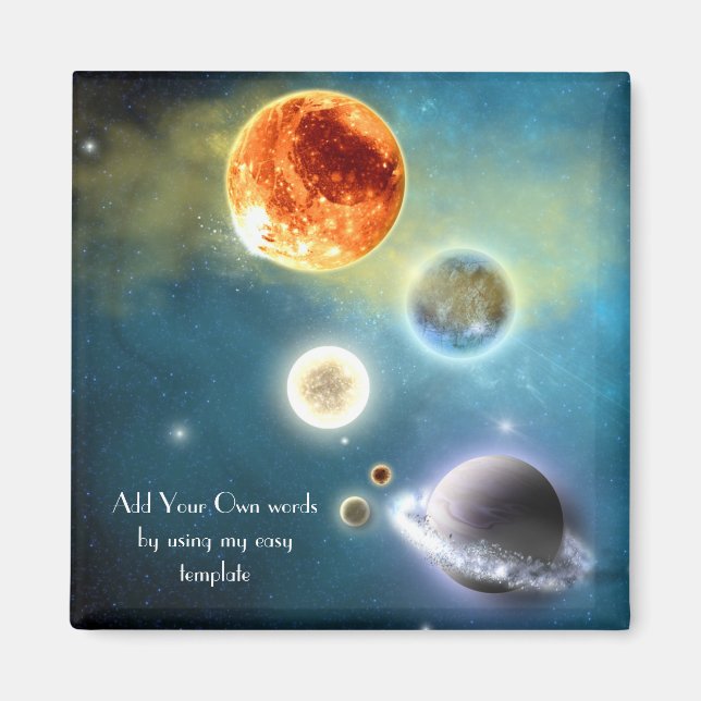 Íman Novo sistema solar Magnet (Frente)