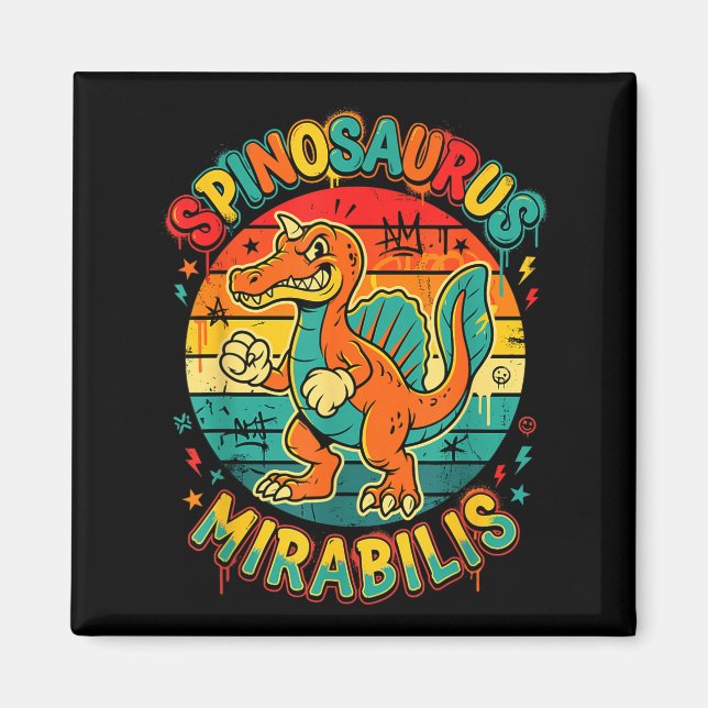 Íman Novo spinosaurus mirabilis descoberta do inferno 2 (Frente)