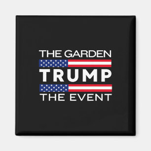 Íman Novo! Trump Msg Comício The Garden Madison Trump E
