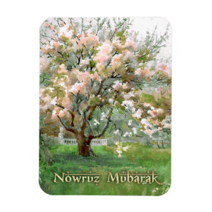 Íman Nowruz Mubarak. Ímãs persas da arte do presente 
