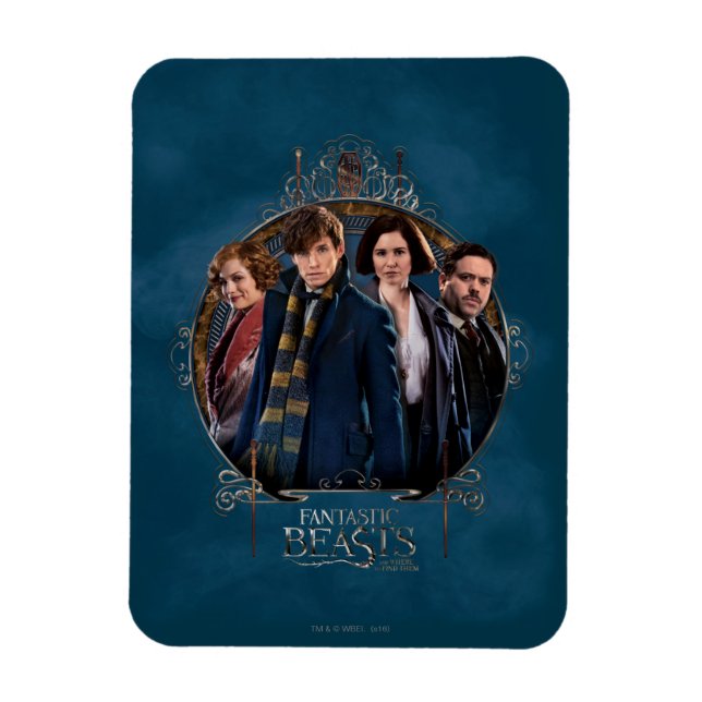 Íman NOWT SCAMANDER™ e Arte da Empresa Quadro Nouveau (Vertical)