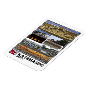 Íman NP Nepal - Katmandu - Mosaico - Magnet