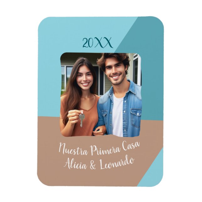 Íman Nuestra Primera Casa Nuevo Hogar (Vertical)