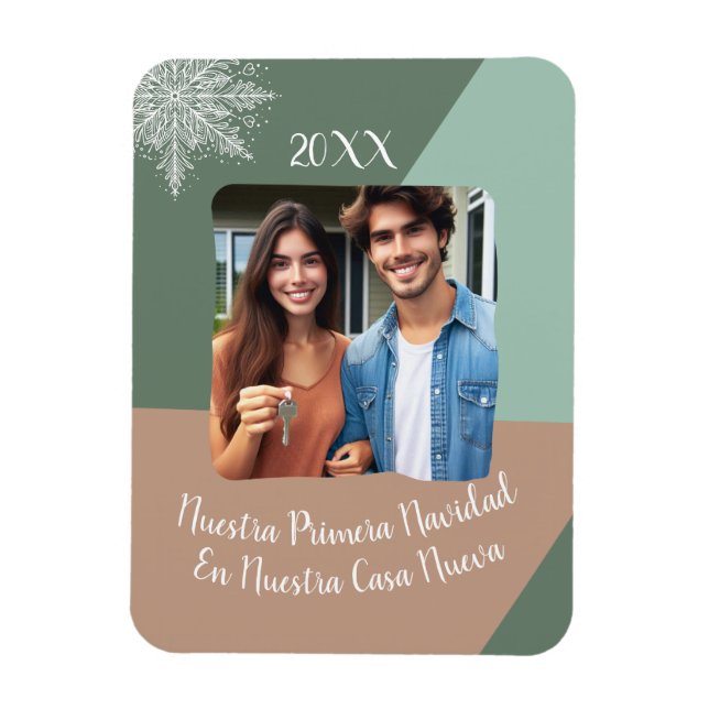 Íman Nuestra Primera Navidad En Nuestra Casa Nueva (Vertical)