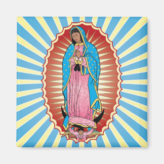 Íman Nuestra Señora de Guadalupe magnet (quadrado)