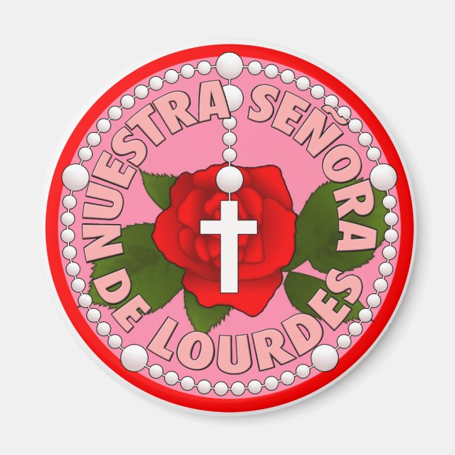 Íman Nuestra Señora de Lourdes (Frente)