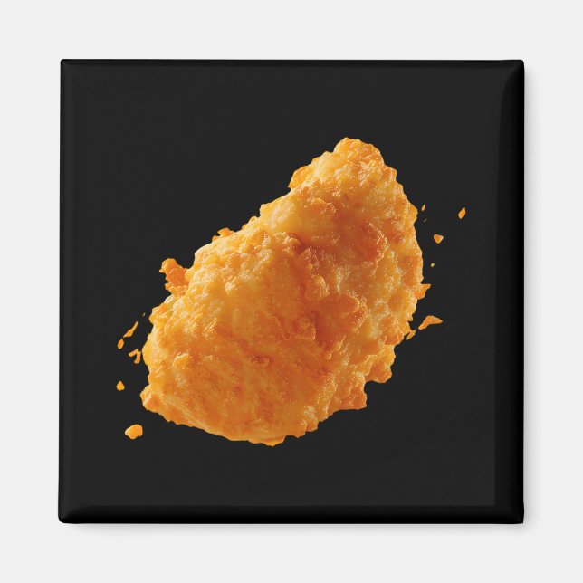 Íman Nugget de Frango Crocante Comida Divertida Tenders (Frente)