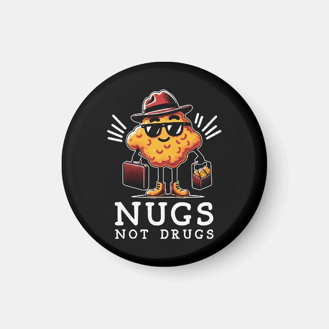 Íman Nuggets Crocantes Não Drogas (Frente)