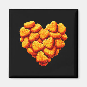 Íman Nuggets De Frango São Meu Coração De São Valentim