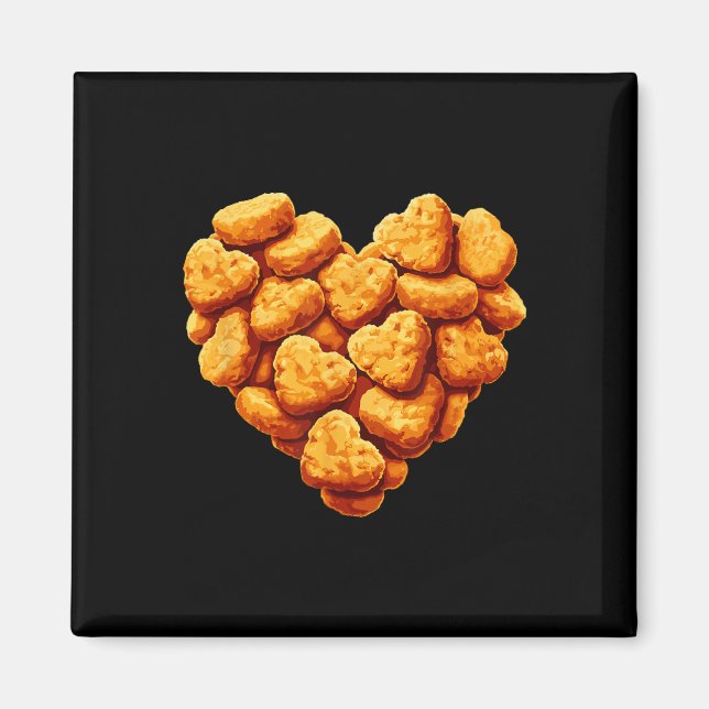 Íman Nuggets de Frango São Meu Coração de Valentim Engr (Frente)