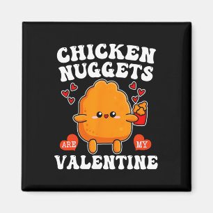 Íman Nuggets de Frango São Meu Valentim Comida de Nugge