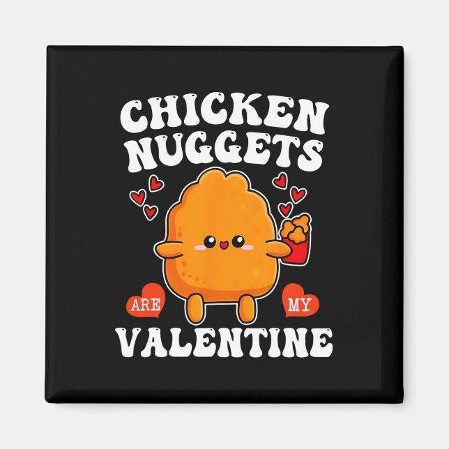 Íman Nuggets de Frango São Meu Valentim Comida de Nugge (Frente)