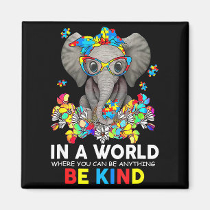 Íman Num Mundo Seja Gentil Elefante Fofo Autismo Mãe Cr
