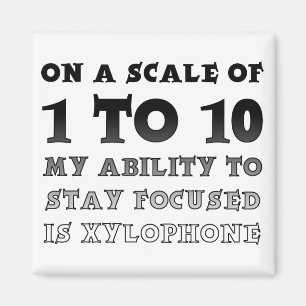 Íman Numa Escala De 1 A 10 Imãs de geladeira Engraçad