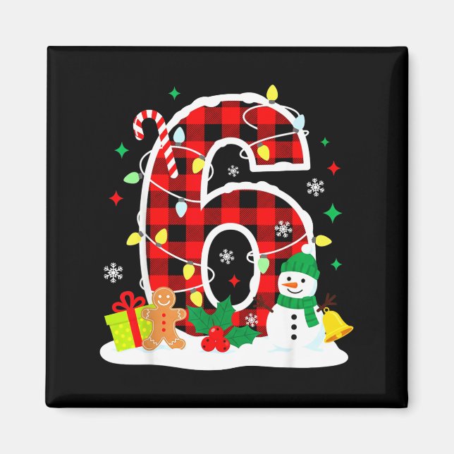 Íman Number 6 Funny 67 Six Seven Meme Matching Couple C (Frente)