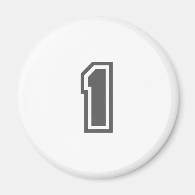 Íman Número 1 (Frente)
